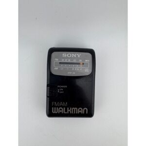 Sony SRF-39 FM AM Walkman Portable Radio Black UNTESTED